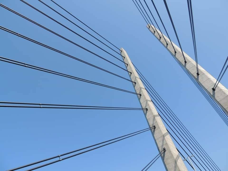 bridge, transportation, tunnel